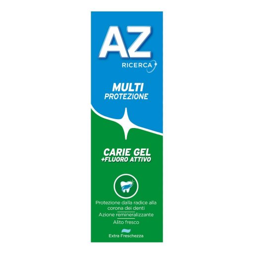 AZ - Dentifricio Verde Gel 75ml, Dentifricio con Formula Protettiva al Gusto di Menta