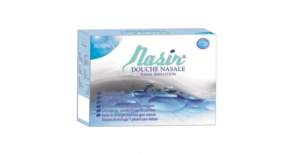 NASIR DOCCIA NASALE CON SOLUZIONE FISIOLOGICA ISOTONICA 10 SACCHE 250 ML +  1 BLISTER