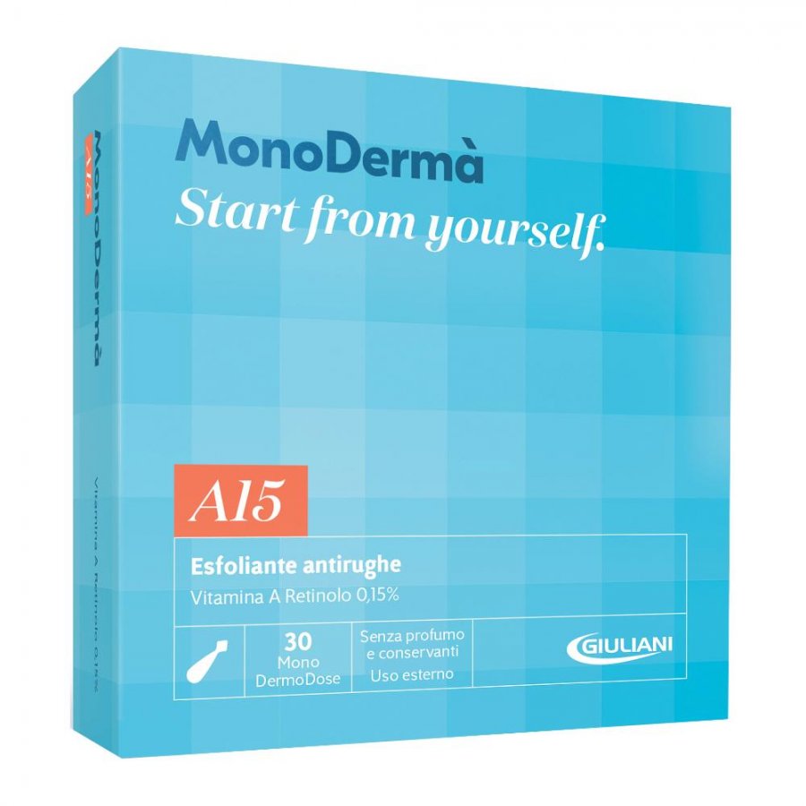 Monoderma A15 Trattamento Vitamina A Gel Anti-Et… Pelli Mature 28 Ampolle