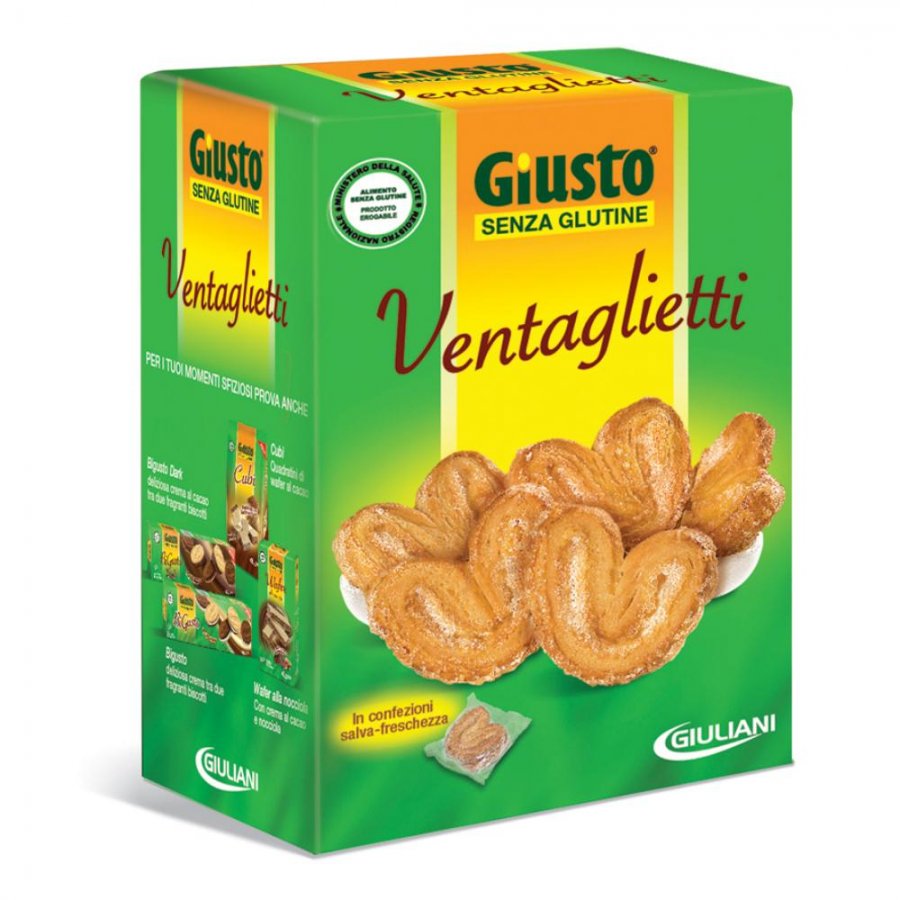 GIUSTO S/G Biscotti Ventaglietti 150g