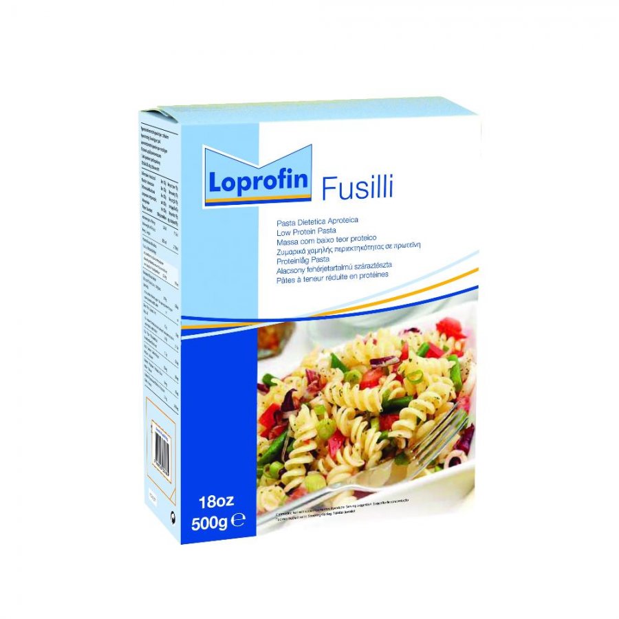 Loprofin Fusilli 500g Nuova Formula - Pasta a Basso Contenuto Proteico