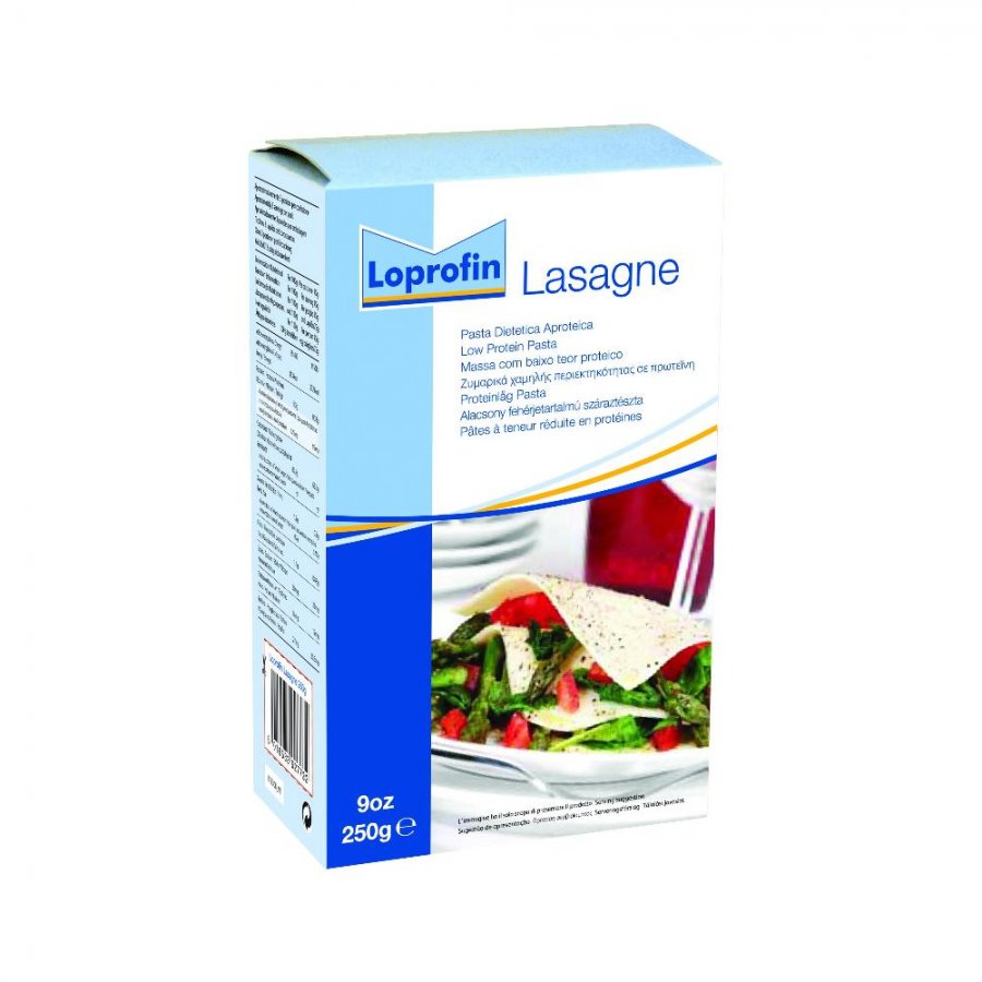 Loprofin Lasagne Nutricia 250g - Lasagne a Basso Contenuto Proteico