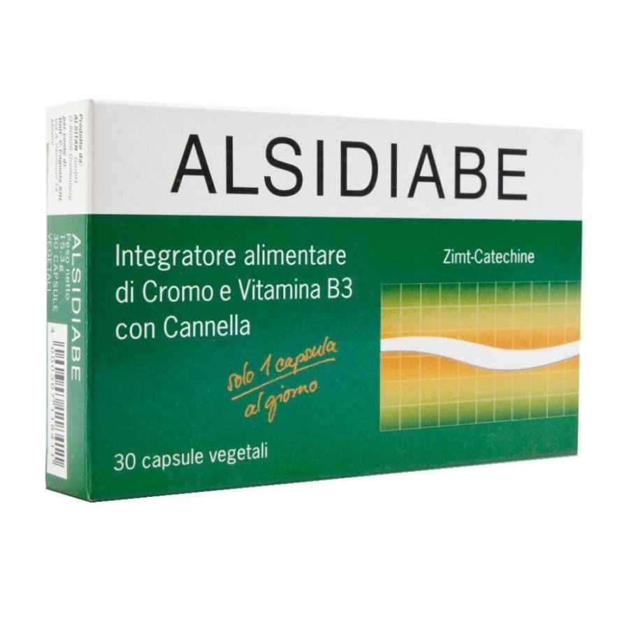Alsidiabe 30 Capsule - Integratore per il Controllo del Diabete