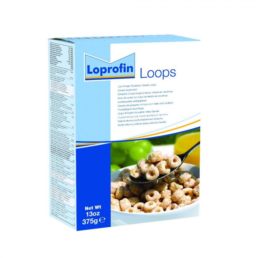 Loprofin Loops Cereali 375g - Cereali a Basso Contenuto Proteico