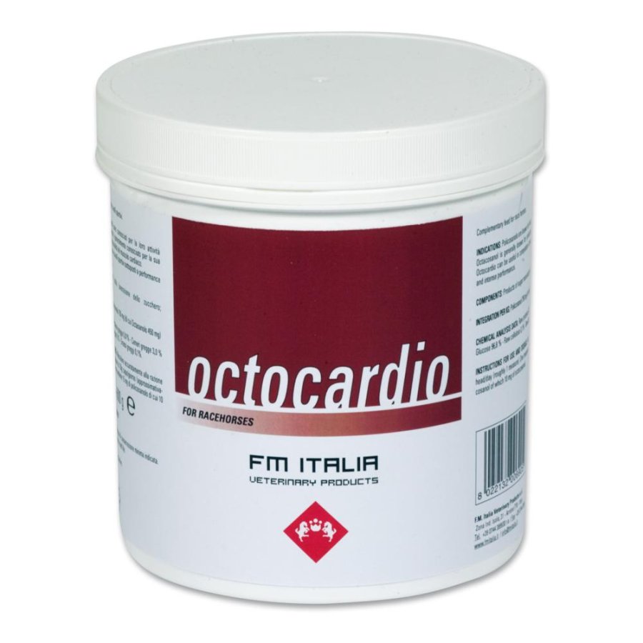 OCTOCARDIO EQUINI INTEGRATORE BARATTOLO 600GR - FM ITALIA