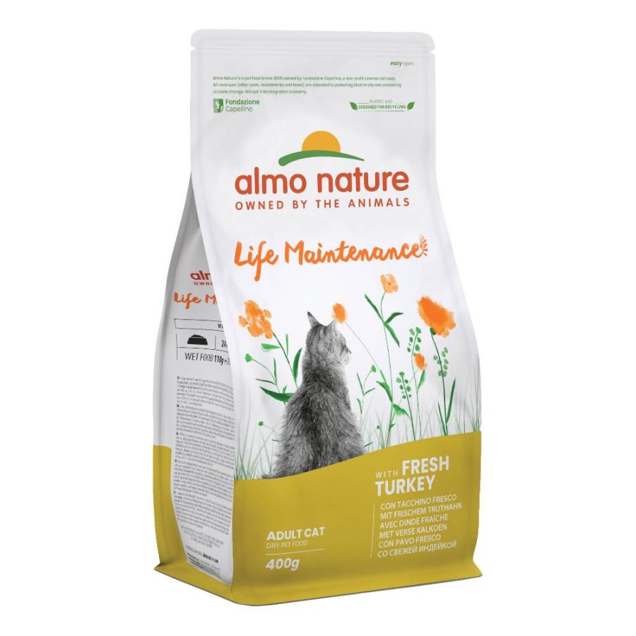 ALMO NATURE GATTO HOLISTIC MAINTENANCE ADULT TACCHINO 400GR