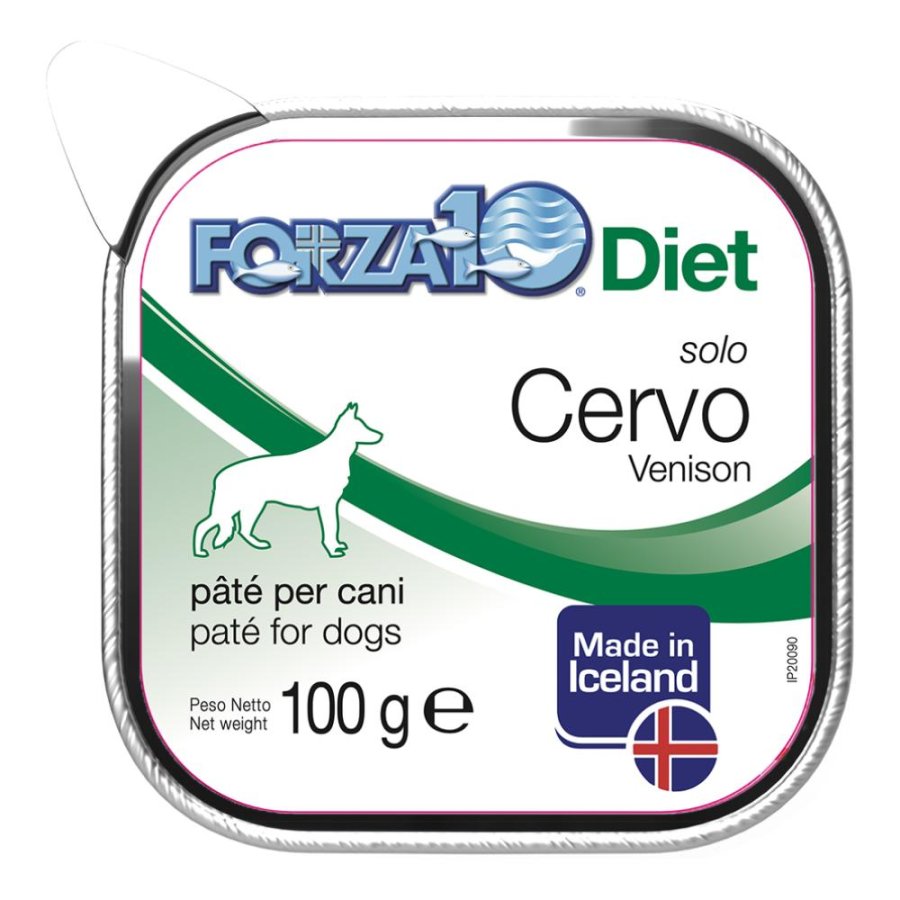FORZA10 CANE DIET PATE' SOLO CERVO 100GR (vaschetta) FORZA10 CANE DIET PATE' SOLO CERVO 100GR (vaschetta)