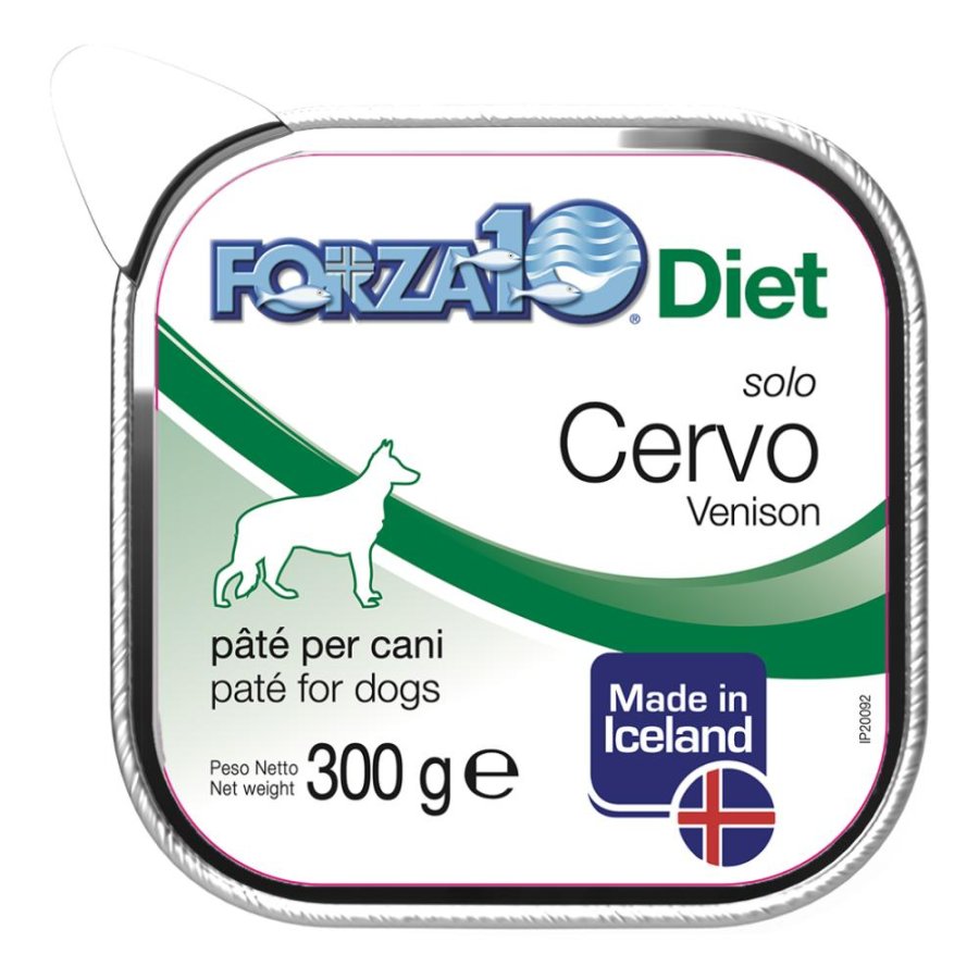 FORZA10 CANE DIET PATE' SOLO CERVO 300GR (vaschetta) FORZA10 CANE DIET PATE' SOLO CERVO 300GR (vaschetta)
