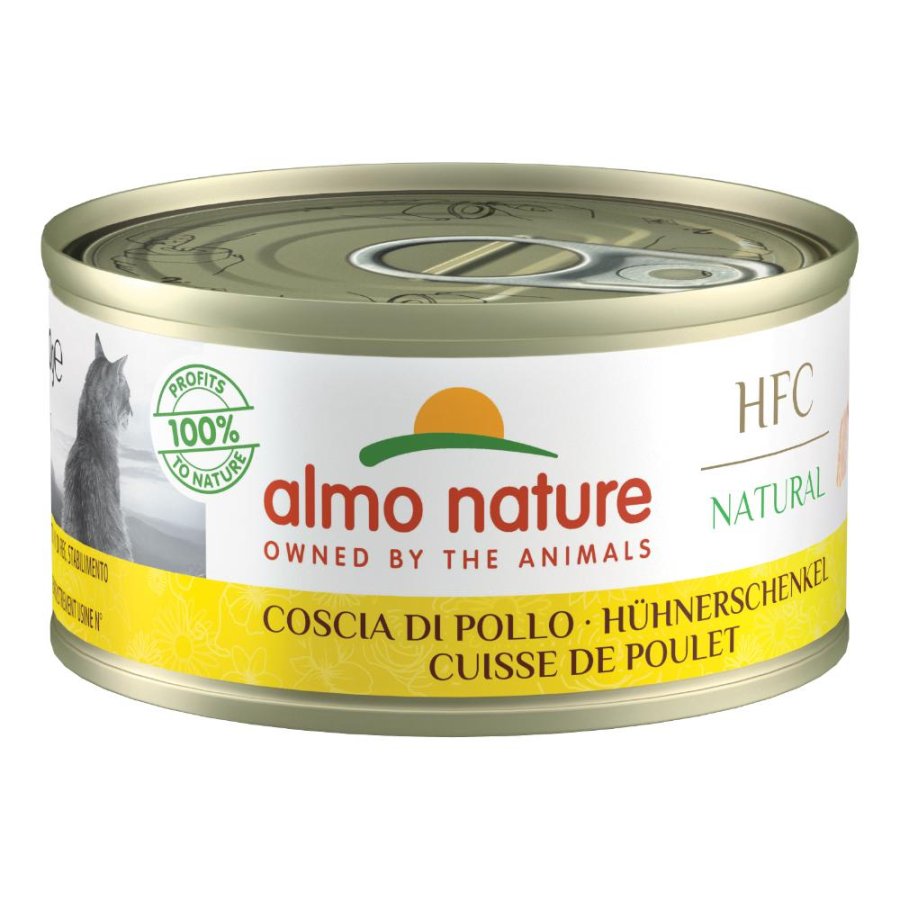 ALMO NATURE GATTO HFC NATURAL COSCIA DI POLLO 70GR (lattina)