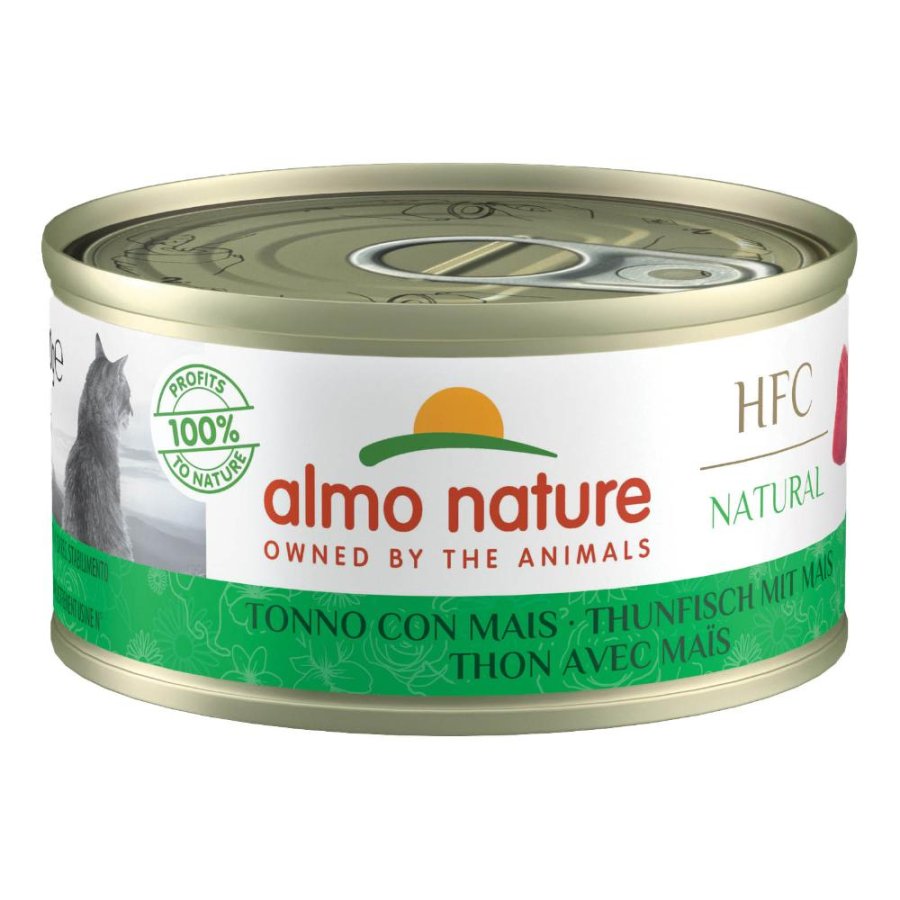 ALMO NATURE GATTO HFC NATURAL TONNO MAIS 70GR (lattina)