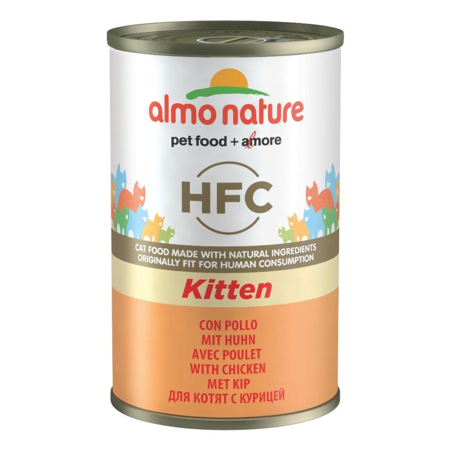 ALMO NATURE GATTO HFC KITTEN POLLO 140GR (lattina)