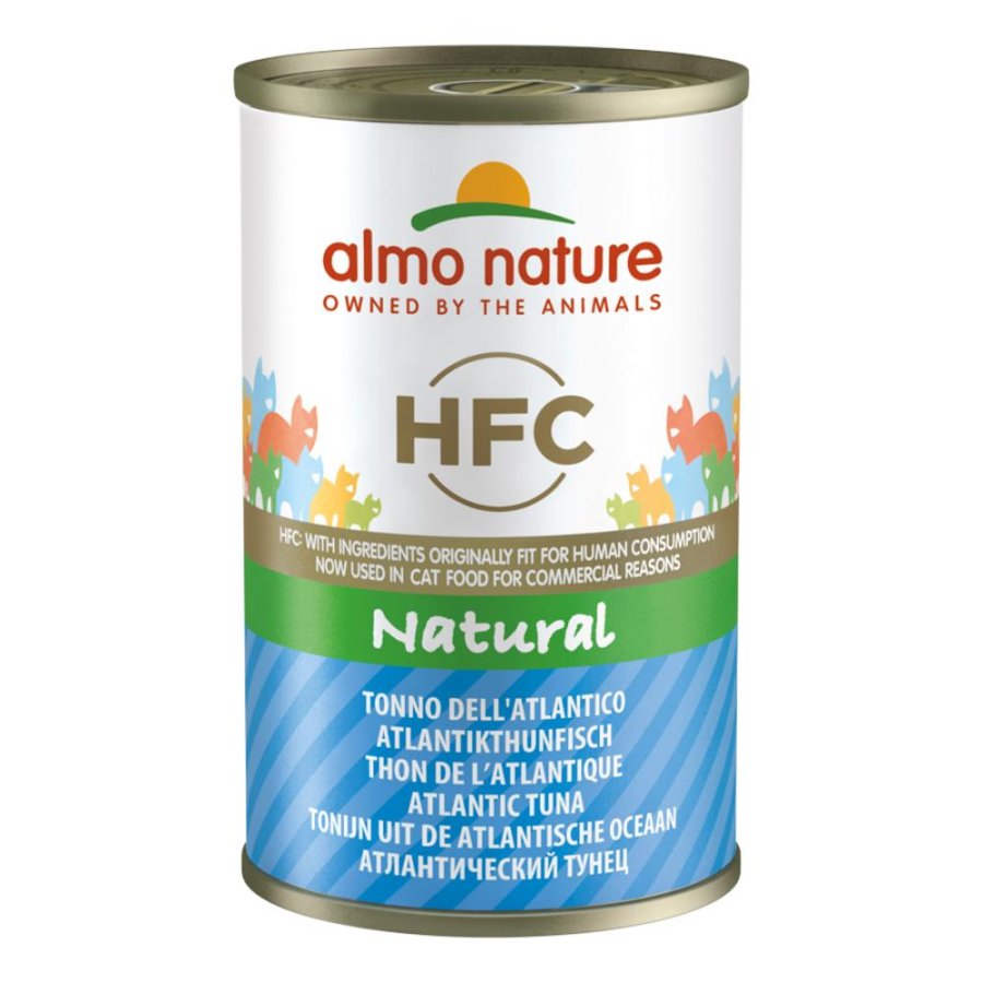 ALMO NATURE GATTO HFC NATURAL TONNO DELL'ATLANTICO 140GR (lattina)