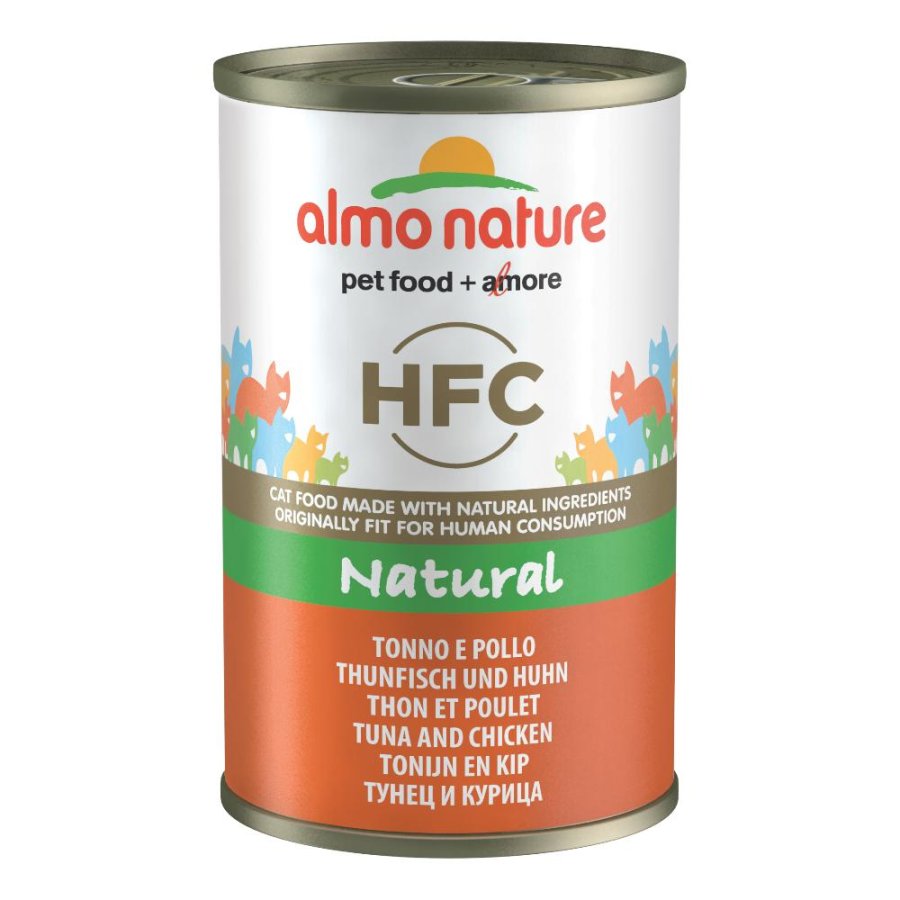 ALMO NATURE GATTO HFC NATURAL TONNO POLLO 140GR (lattina)