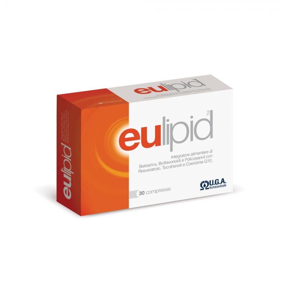 Eulipid - Compresse per il Controllo del Colesterolo - 30 Compresse - Integratore Naturale per la Salute Cardiovascolare