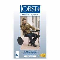 Jobst For Men Casual - Gambaletto Nero Taglia L 15-20mmHg 