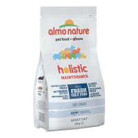 Almo Nature Holistic Maintenance Pesce Azzurro Fresco e Riso Cibo Secco Per Gatti Adulti Sacco 400g - Nutrizione Naturale e Gustosa per il tuo Gatto