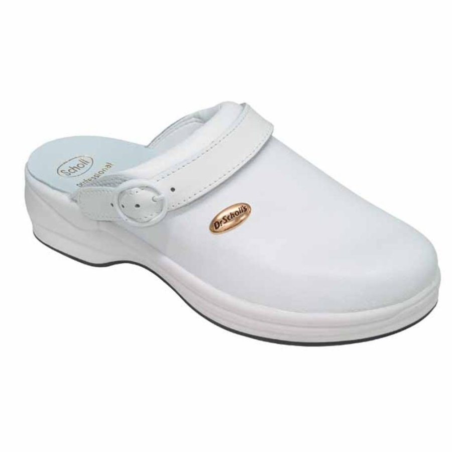 Dr. Scholl Clog Bonus Liscio Bianco Taglia 39 - Comfort e Stile per Tutti i Giorni
