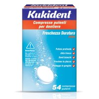 Kukident - Freschezza Duratura Extra 54 Compresse - Igiene e Comfort per le Tue Protesi Dentarie