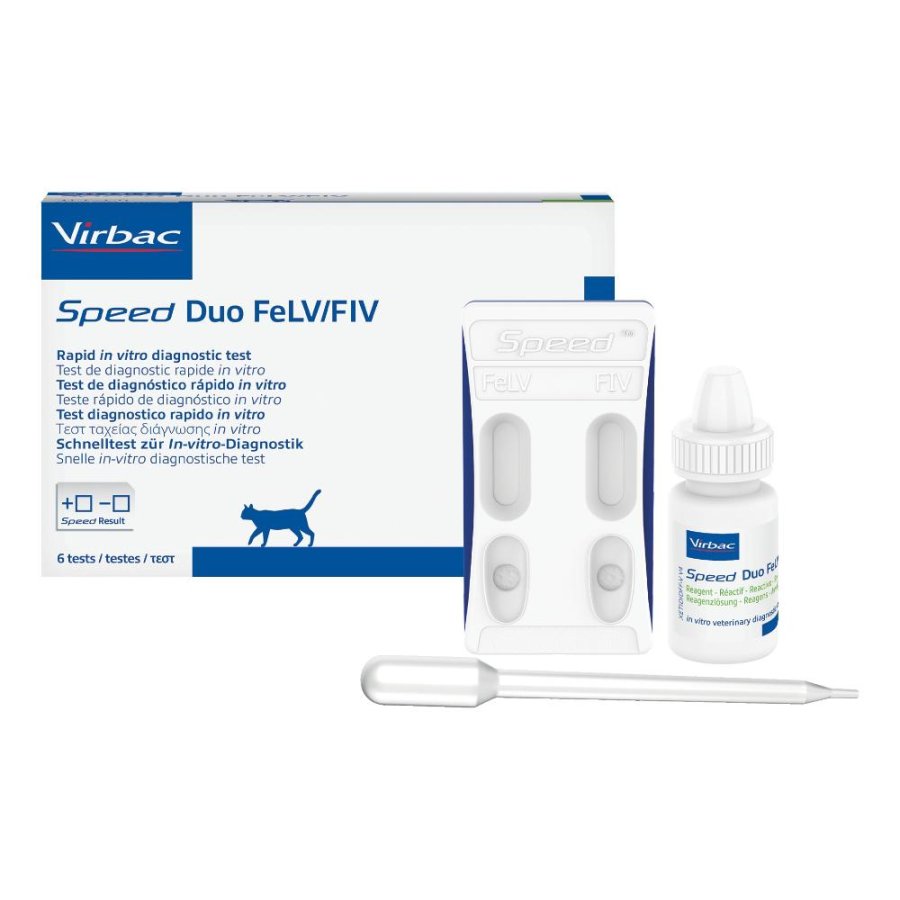SPEED DUO FELV/FIV TEST SCATOLA 6PZ - VIRBAC