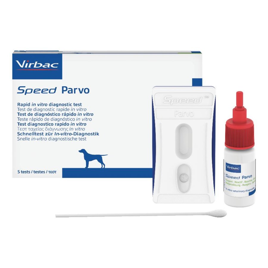 SPEED PARVO FILTER CAP TEST SCATOLA 5PZ - VIRBAC