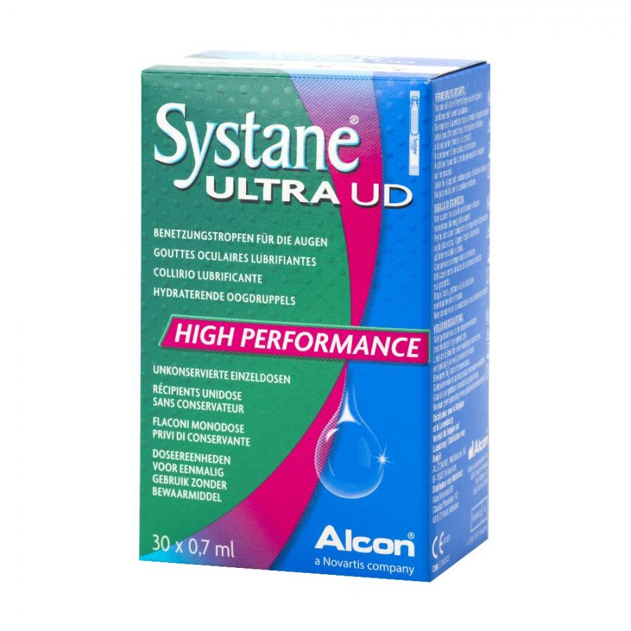 Systane - Ultra UD Performance Elevata Gocce Oculari 30 Flaconcini da 0,7ml - Collirio Lubrificante Senza Conservanti