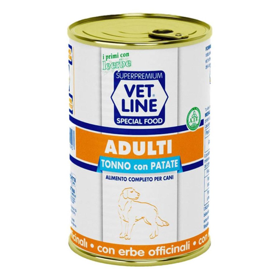 OLISTIKA VET LINE CANE ADULT TONNO PATATE 400GR (lattina)