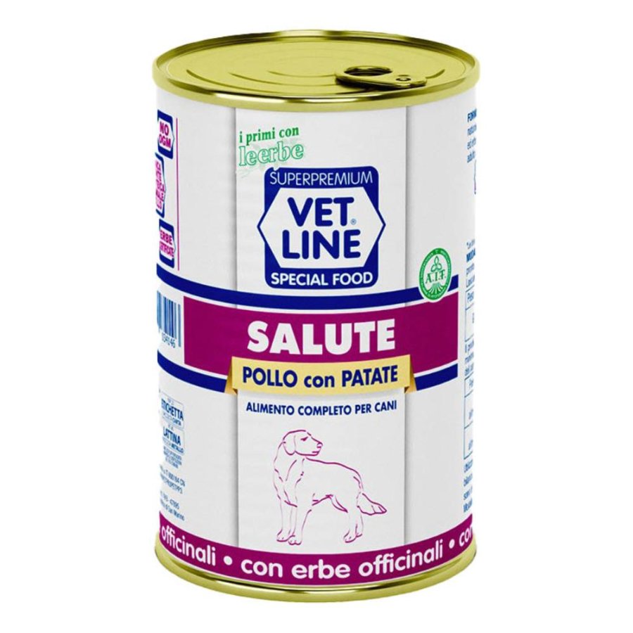 OLISTIKA VET LINE CANE SALUTE IPOALLERGENICO POLLO PATATE 400GR (lattina)