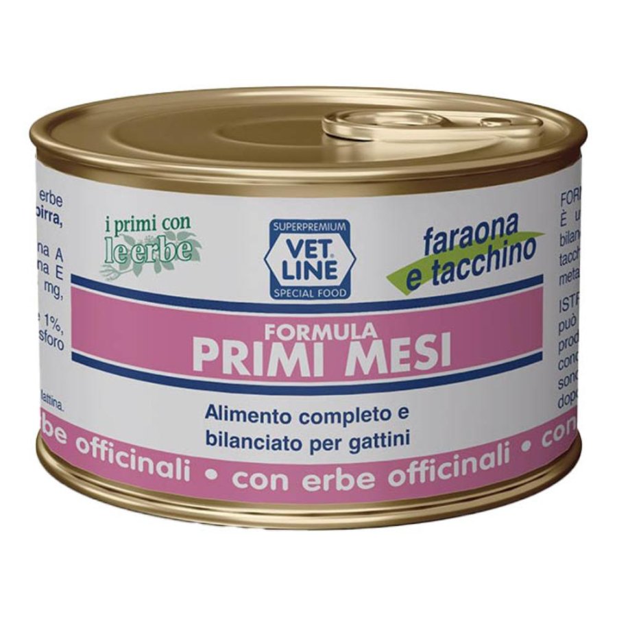 OLISTIKA VET LINE GATTO PRIMI MESI FARAONA TACCHINO 85GR (lattina)