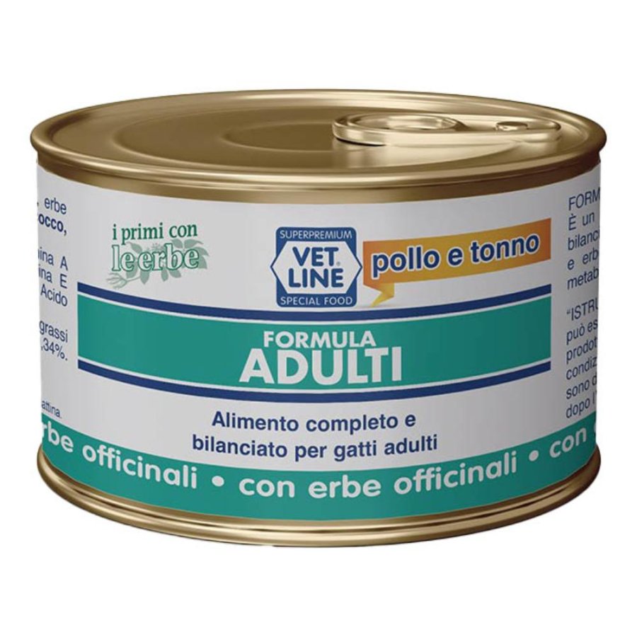 OLISTIKA VET LINE GATTO ADULT POLLO TONNO 85GR (lattina)