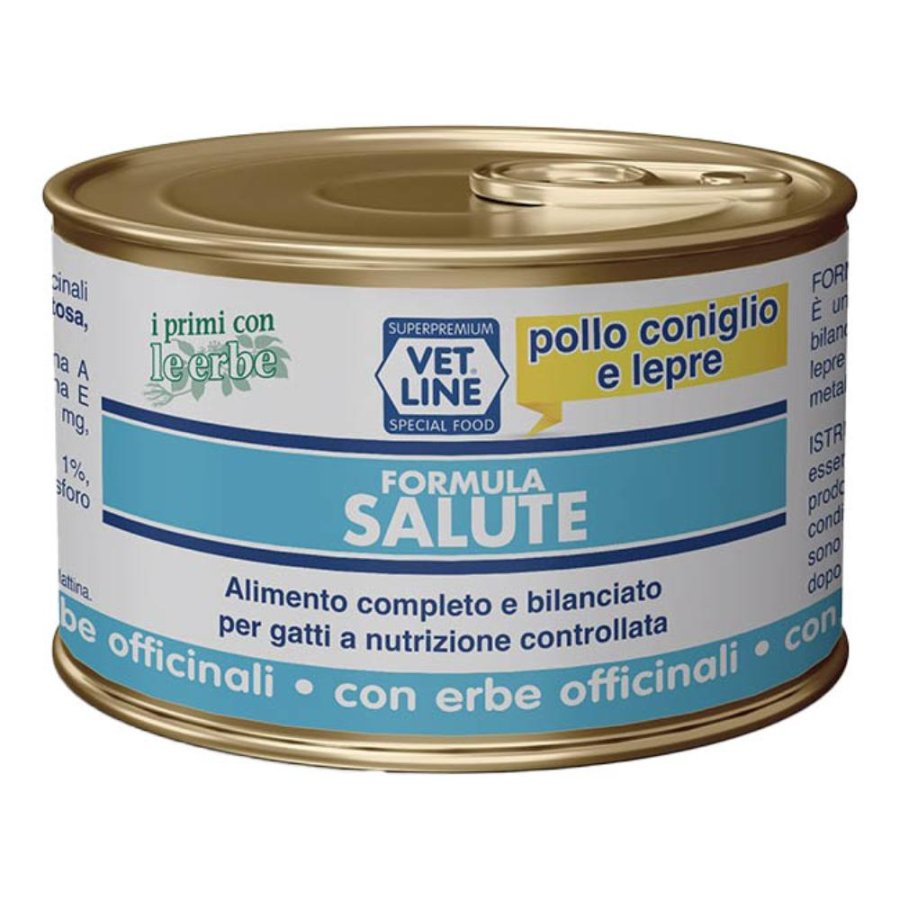 OLISTIKA VET LINE GATTO SALUTE POLLO CONIGLIO LEPRE 85GR (lattina)