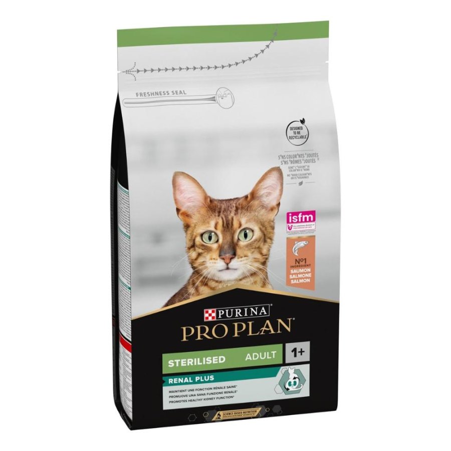 NESTLE' PURINA PRO PLAN GATTO RENAL PLUS STERILISED ADULT SALMONE 1,5KG