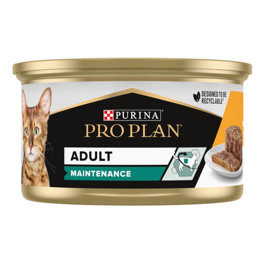 NESTLE' PURINA PRO PLAN GATTO MAINTENANCE ADULT POLLO 85GR (lattina)