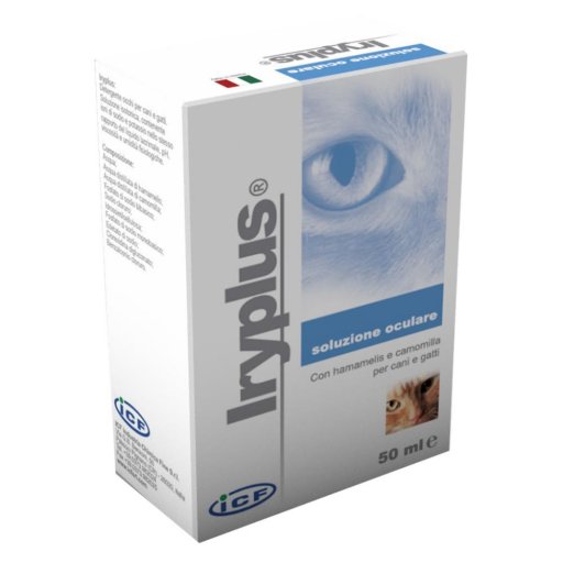 Iryplus Soluzione Oculare per Cani e Gatti 50ml - Rimedio Oftalmico per Animali con Problemi agli Occhi
