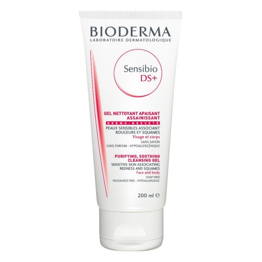 Bioderma Sensibio DS+ Moussant 200ml - Detergente Delicato per Pelle con Rossori e Squame