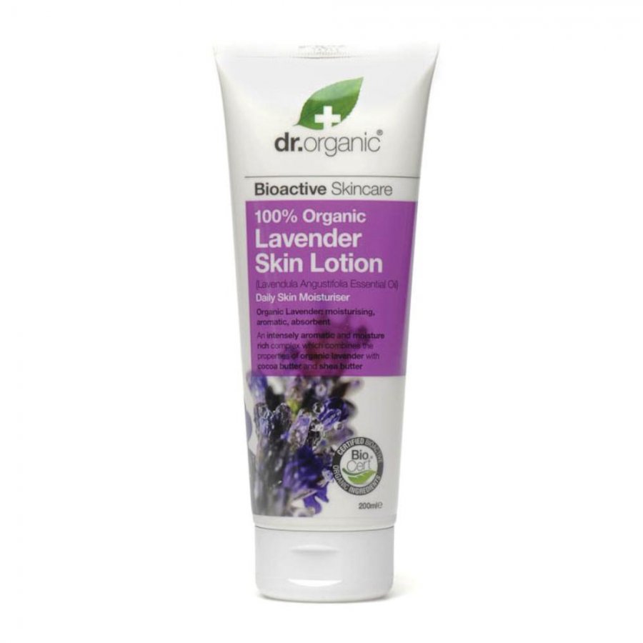 Organic Lavender Skin Lotion - Idratante Quotidiano Per La Pelle 200 ml - Idratazione Naturale e Pelle Vellutata