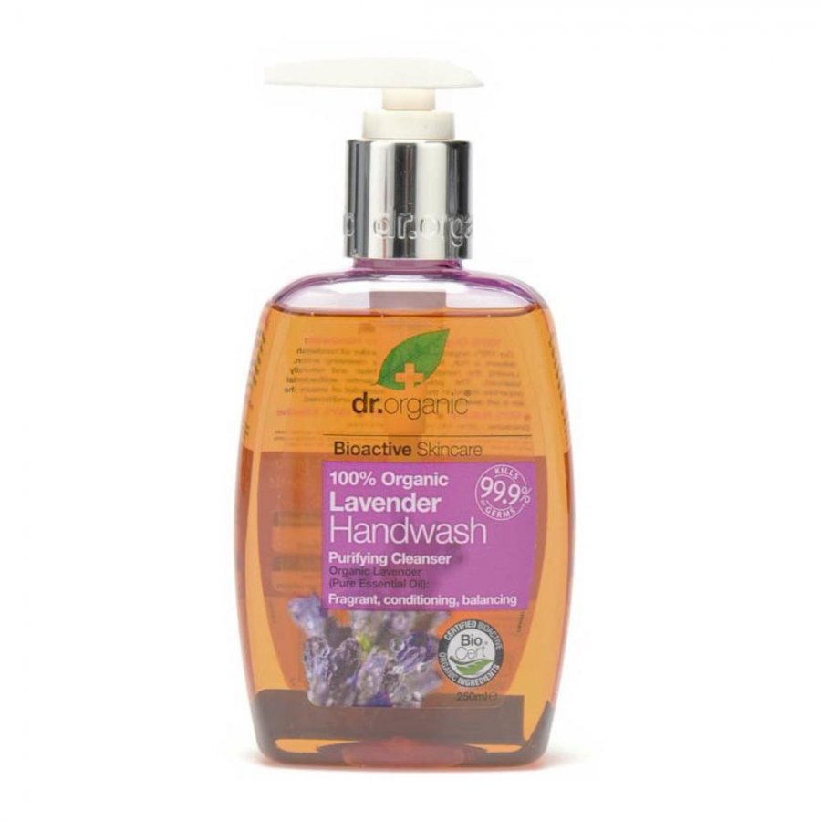 Dr Organic Sapone Liquido Mani alla Lavanda 250ml - Purificazione e Relax con Proprietà Antibatteriche