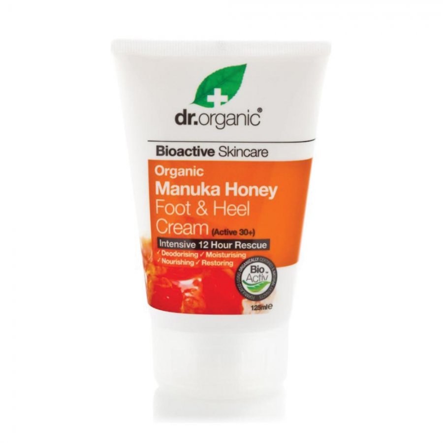 Dr Organic Manuka Foot Cream 125 ml - Crema Idratante per Piede