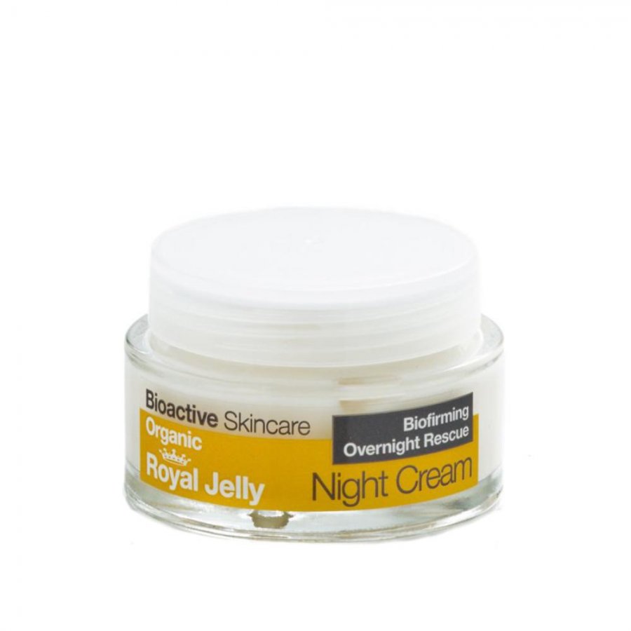 Dr. Organic Jelly Crema Notte Viso 50 ml - Idratazione Intensa e Riparazione Notturna