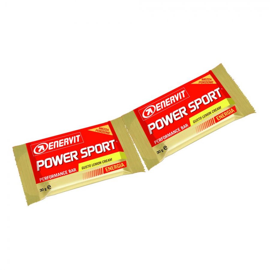 Enervit Power Sport barretta energetica gusto limone double 30g+30g