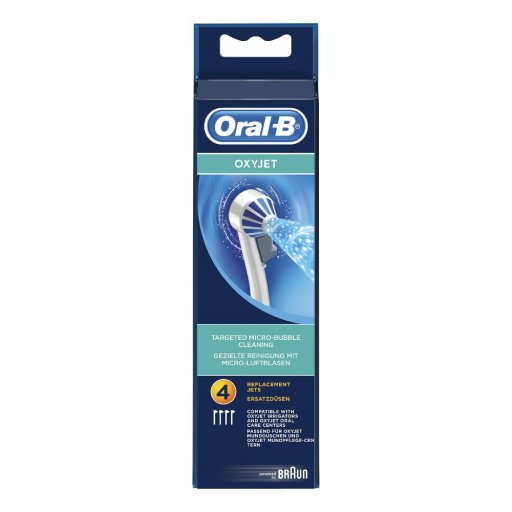 Oral-B - Jet Idropulsore Oxyjet 4 Ricambi, Accessorio per Pulizia Orale