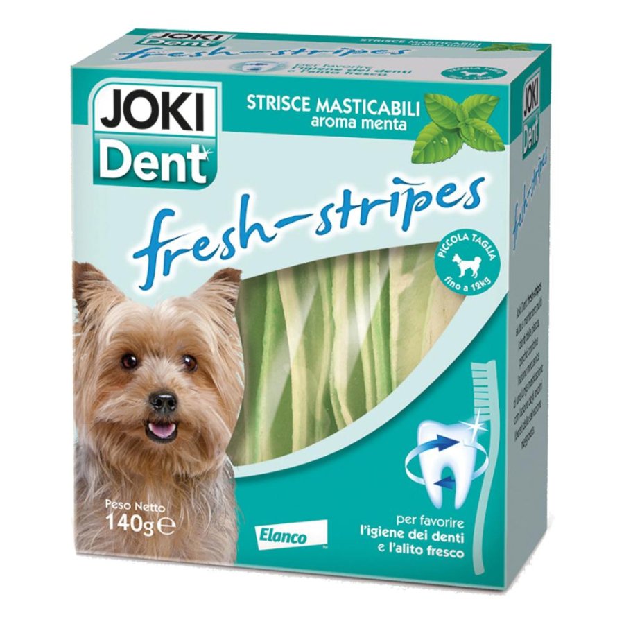 JOKI PLUS CANE SNACK DENT FRESH STRIPES MENTA (L) 140GR