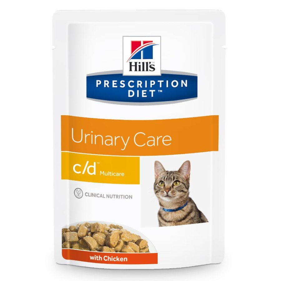 HILL'S GATTO DIET C/D URINARY CARE MULTICARE GRAVY (IN SALSA) POLLO 12x85GR (blister)