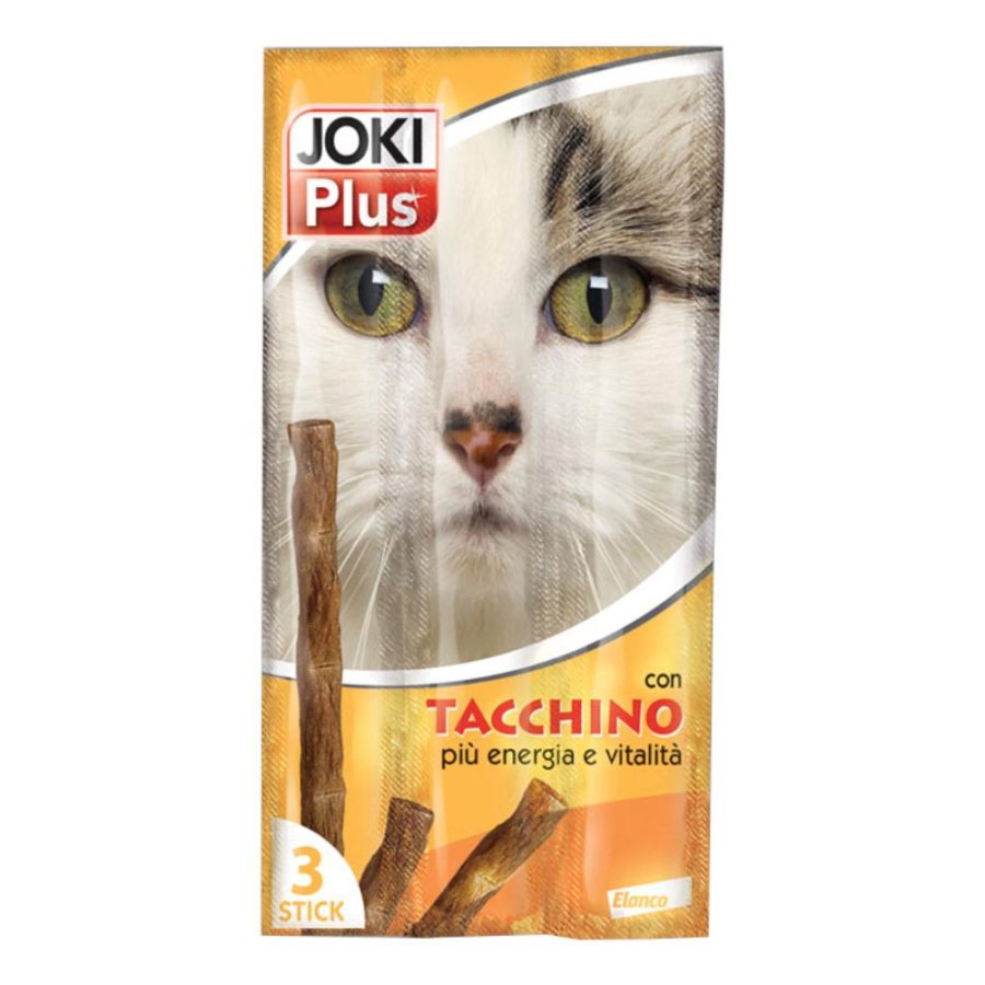 JOKI PLUS GATTO SNACK 3 STICKS TACCHINO 15GR