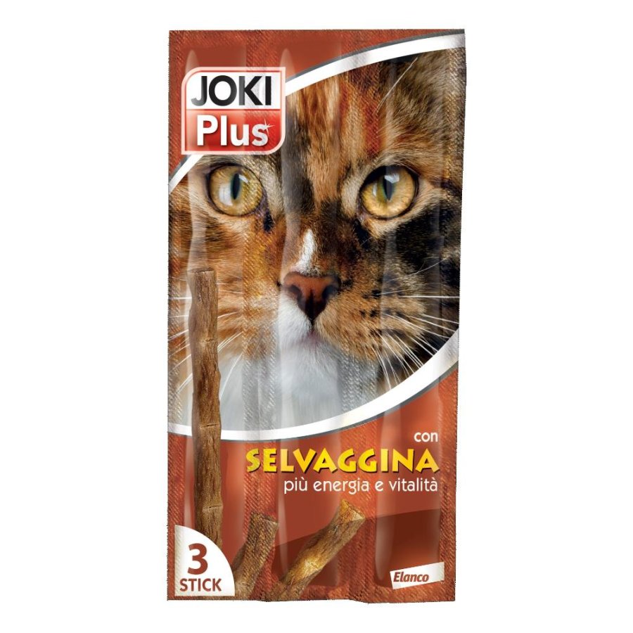 JOKI PLUS GATTO SNACK 3 STICKS SELVAGGINA 15GR