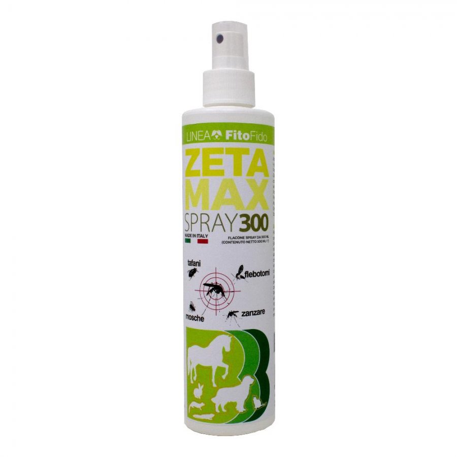 Zetamax Pump Repellente Spray 300ml - Repellente Antizanzare per Esterno - Protezione Duratura