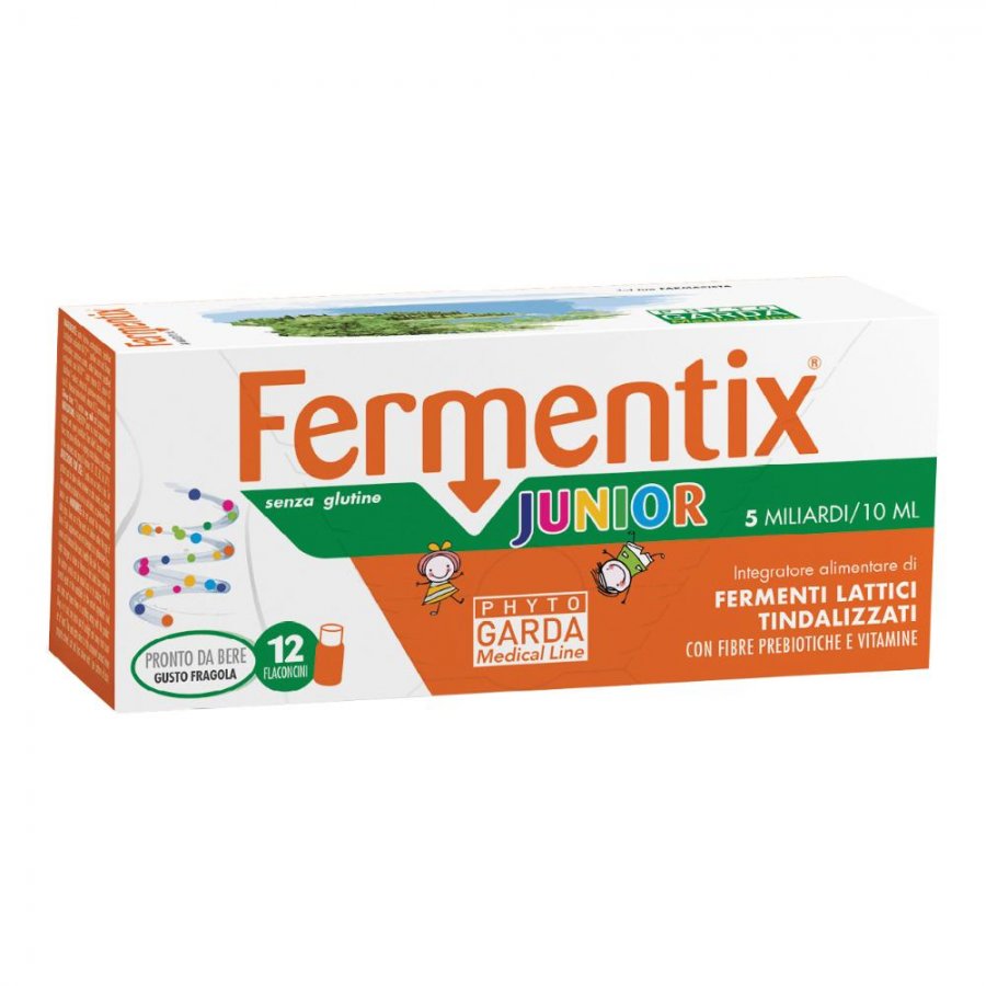 Fermentix Plus Junior Fermenti 12 Flaconcini Monodose 5 MILIARDI