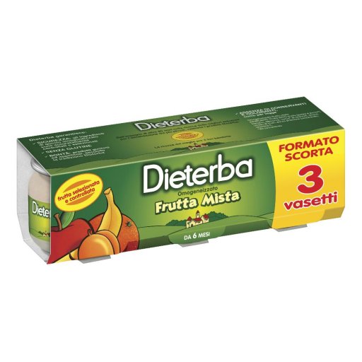 DIETERBA Omog.Frutta Mista 3x80g