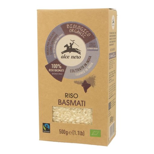 Alce Nero, Riso Basmati Biologico, 500g
