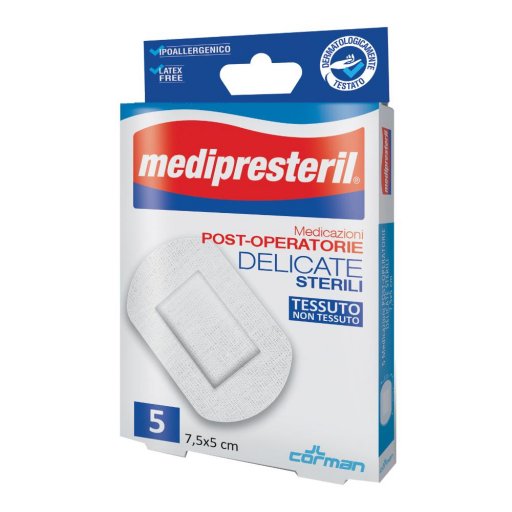 Medipresteril Cerotto Post-operatorio .Delicato 5x7,5cm 5 pezzi