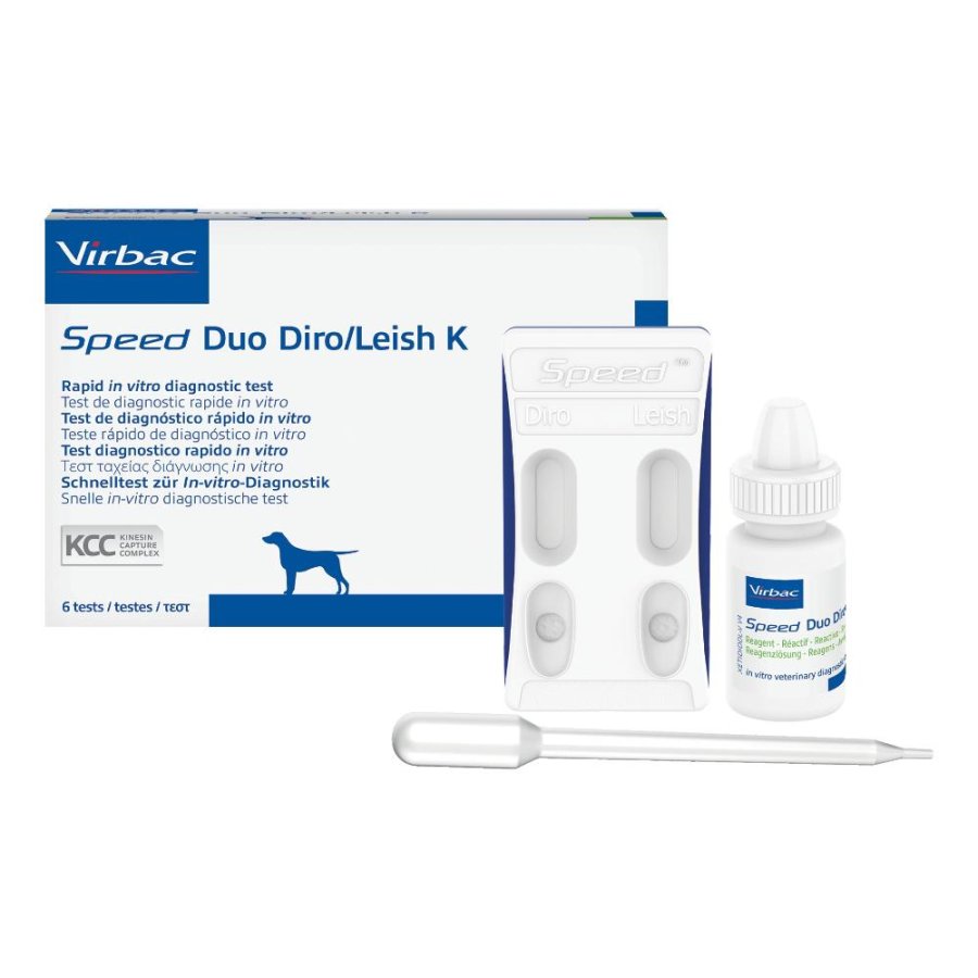 SPEED DUO DIRO/LEISH K TEST SCATOLA 6PZ - VIRBAC